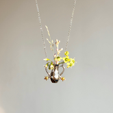 Fairy Inspired Vase Design Necklace